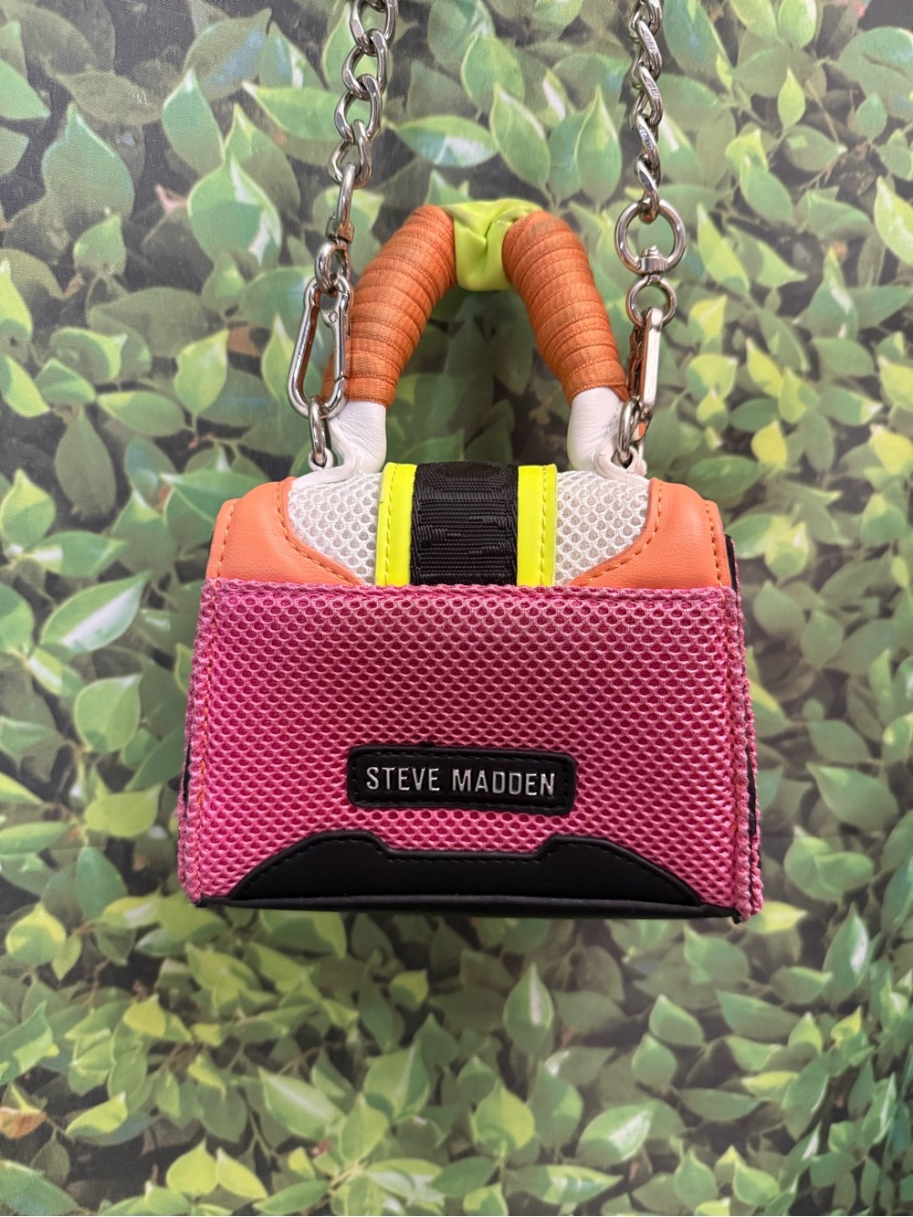 Steve Madden Orange, Pink & Lime Mini Crossbody Bag - Picture 7 of 11